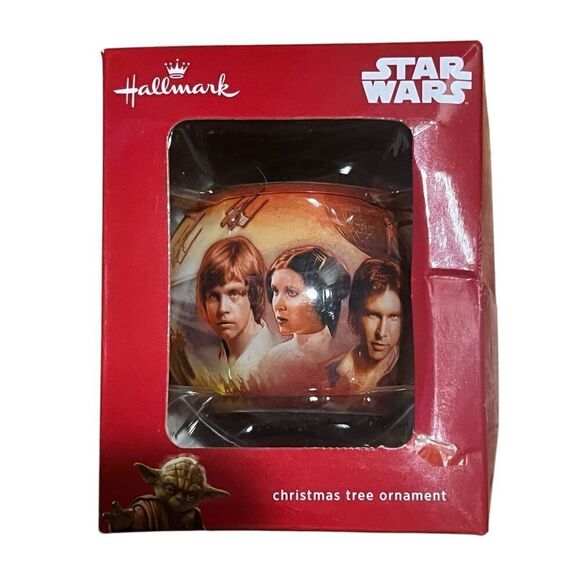Star Wars Hallmark Ball Ornament NIB Box Imperfect - Picture 2 of 4